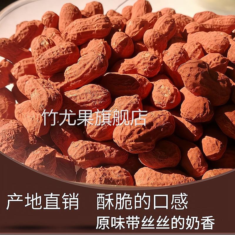 福建特产龙岩花生蒜香味旗舰店五香花生红泥花生产地今年新货大颗