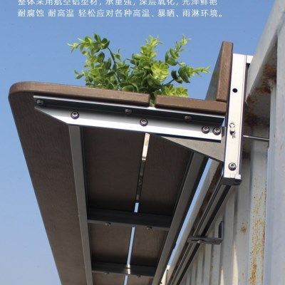 阳台窄条桌休闲小吧台折叠桌栏杆挂桌椅子吧台桌靠窗一体式家用