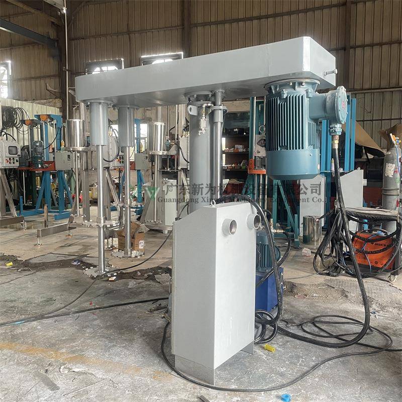 东莞销售染发膏唇釉混合设备液压升降化妆品分散机口红搅拌机