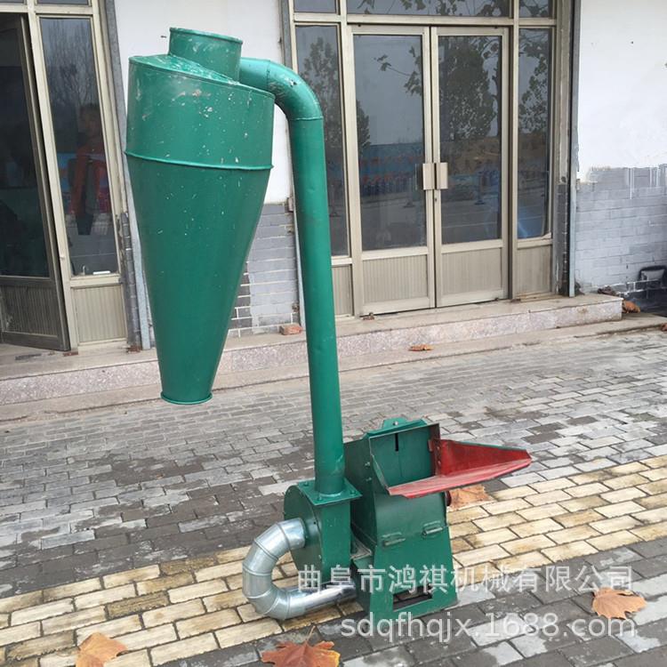 长汀县稻草粉碎机中小型玉米秸秆粉碎机大产量沙克龙粉碎机图片
