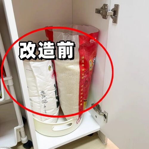 米桶家用防虫防潮整体橱柜嵌入式密封米箱食品级按压式米管道清洁
