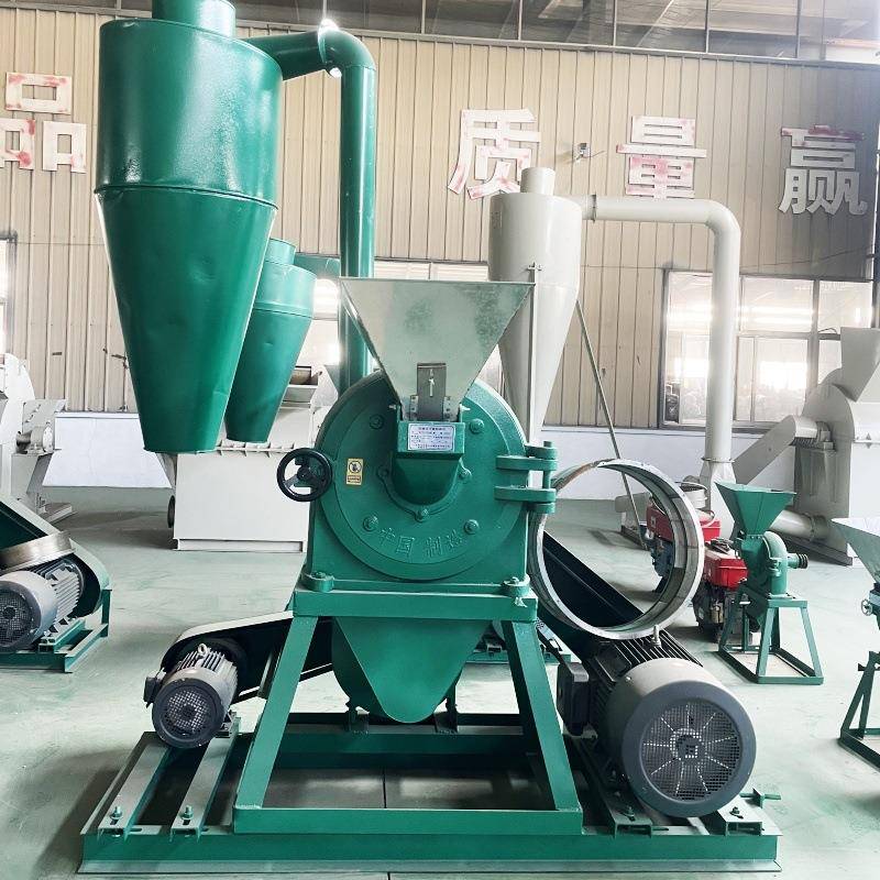 纯铜电机玉米木薯干粉碎机豆粕茶叶渣粉碎机五谷杂粮磨粉机