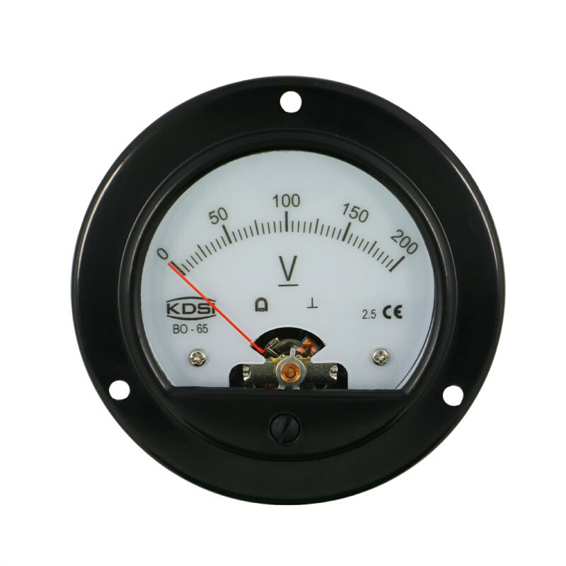车用电压仪表 指针式直流电压表BO-65 DC200V 伏特表