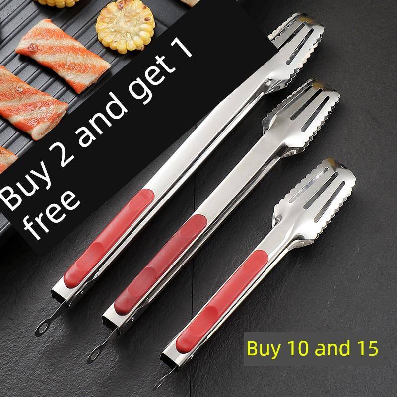 夹食品夹不锈钢面包夹蛋糕夹延长烧烤夹增厚自助餐夹商业蔬菜夹