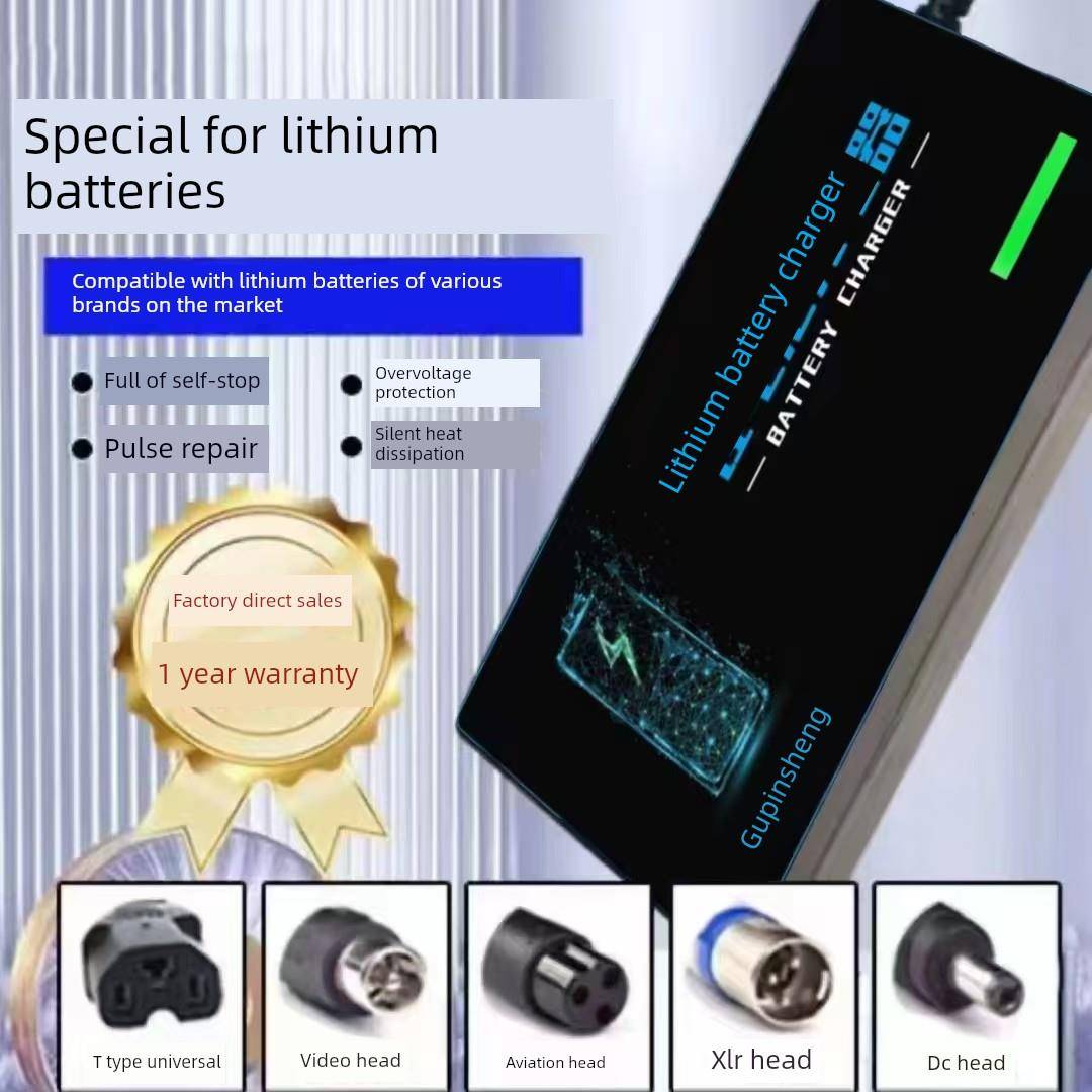 锂电池充电器60V2A3A5A电动汽车智能滑板车驱动电池电池新能源