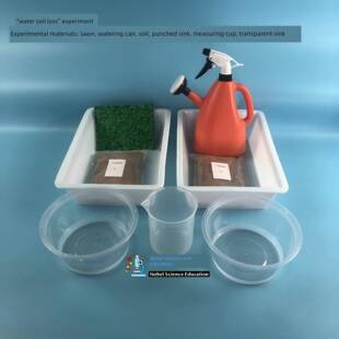 水土流失模拟实验材料诺贝尔小学科学实验器材草皮土壤打孔水槽