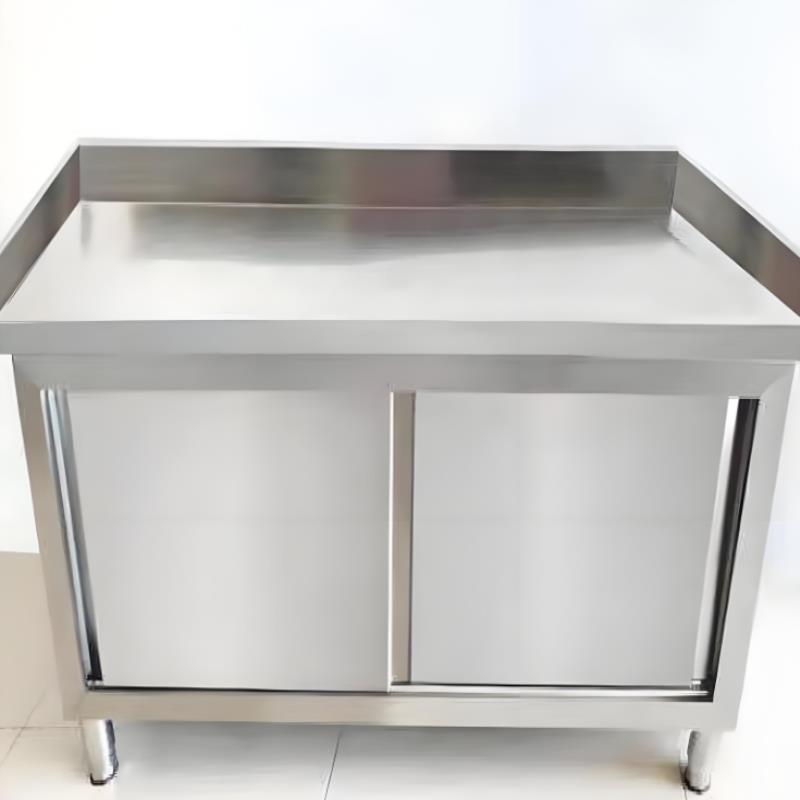 不锈钢工作台打包桌案板抗压灶台切菜专用台桌商用厨房操作台