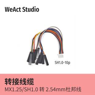 WeAct 转接线缆 连接器转杜邦线 用于STlink 墨水屏 OLED模块