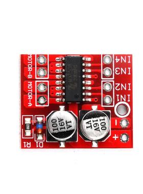 TC/MX1508模块 两路直流电机马达驱动板智能小车PWM调速迷你L298N