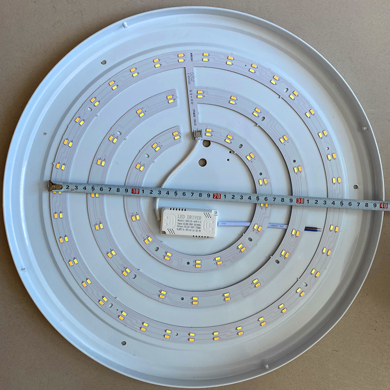 三色变光led灯芯圆形吸顶灯改造灯板2B36C*2灯盘遥控风扇吊灯光源