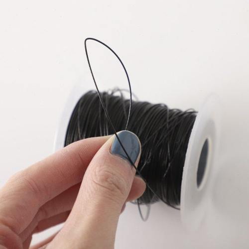 包邮304黑色包胶钢丝绳广告吊绳大棚拉绳翻板钩海钓线挂画鱼线