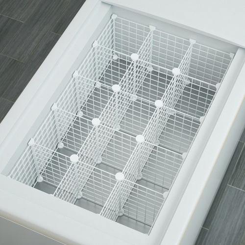 冰柜冷藏置物架内部分层放丸子柜挂架篮子筐分隔栏分格网分类神器