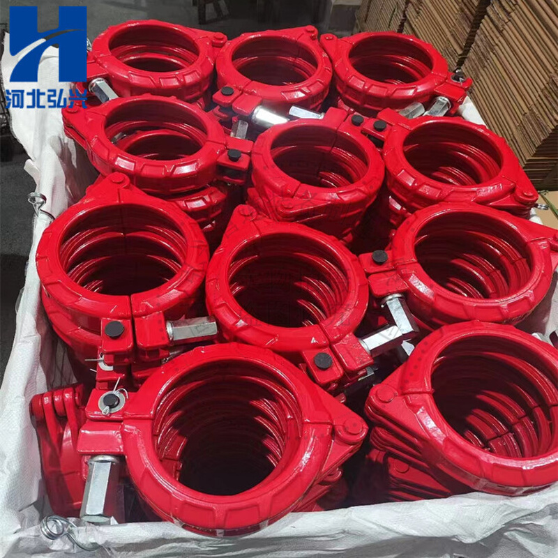 DN125高压5.3公斤大螺母管卡 低压平面螺栓管卡