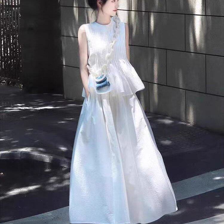2026超火夏装一整套气质女神范高端富家千金感独特漂亮绝美套装裙
