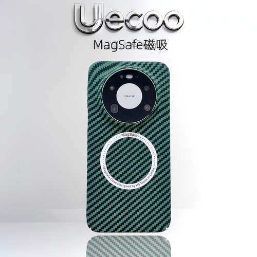 【Uecoo原创家】简约凯夫拉纹适用于华为mate80promax手机壳Mate70pro保护套超薄全包外置磁吸式华为mate60p