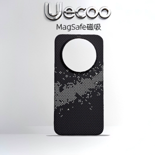 轻奢碳纤维纹理保护套适用于华为mate80promax手机壳超薄半包磁吸华为mate70p凯夫拉纹mate60 Uecoo原创家