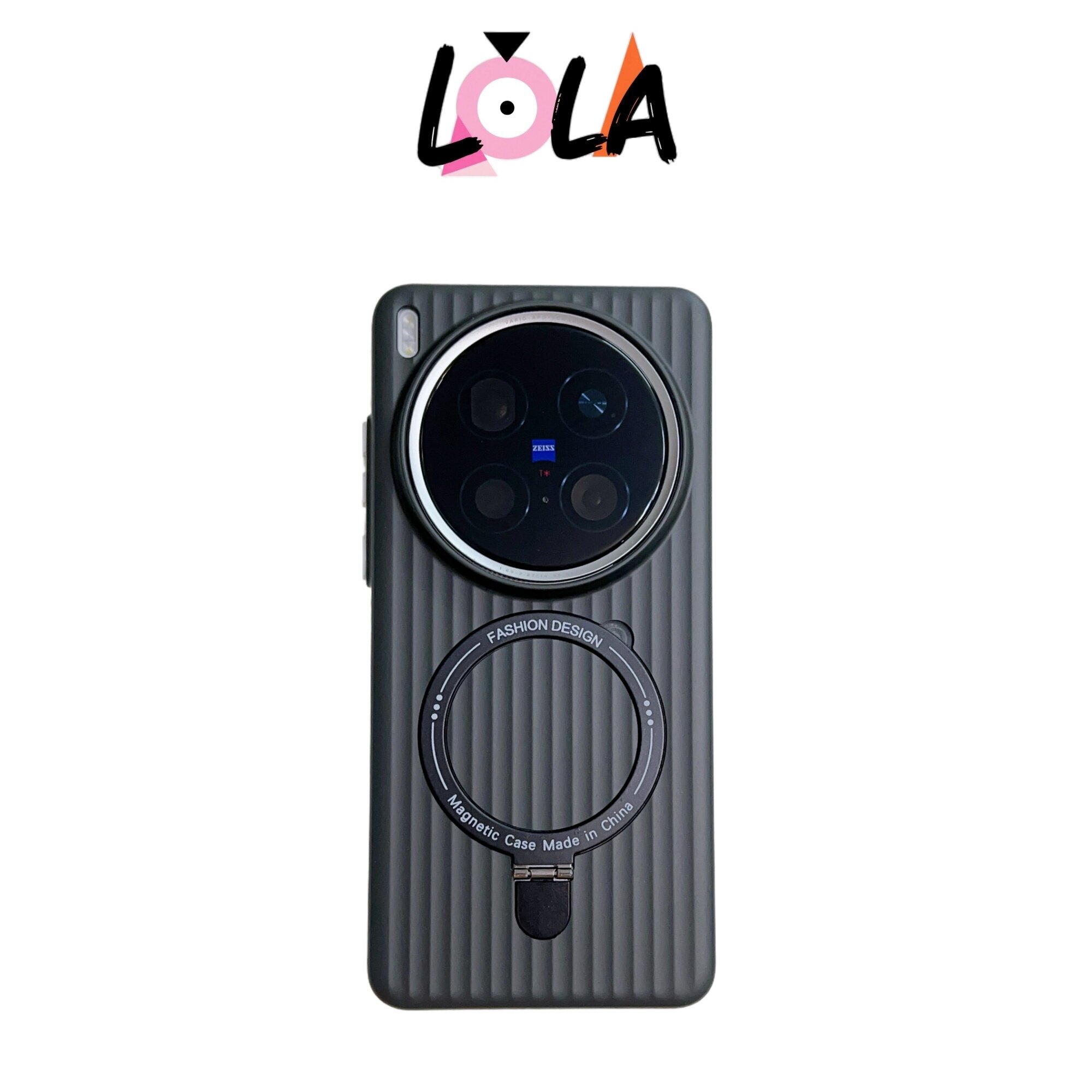 【行李箱系列】高级感适用于X200Ultra手机壳VIVO保护套瓦棱条纹vivoX200S带支架简约磨砂超薄磁吸全包式PC硬