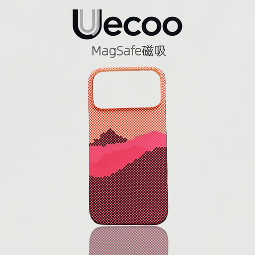 【Uecoo原创家】碳纹凯夫拉纹适用于iPhone17promax手机壳高山16pro苹果保护套全包超薄磁吸苹果手机壳高级感