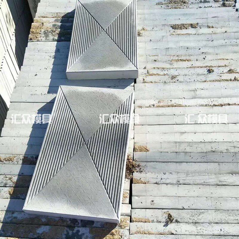 方形水泥地砖防滑条纹砖磨具 广场古建筑砖雕行道青砖模具