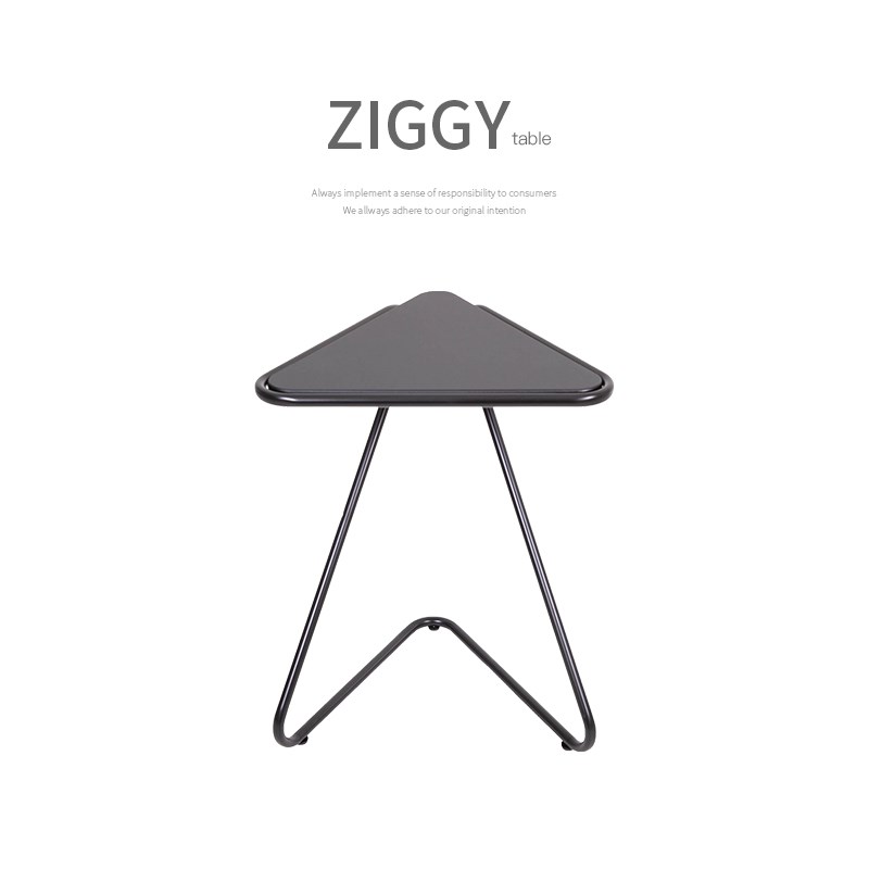 IFJE 家用沙发边几迷你阳台铁艺茶几小桌子现代边桌