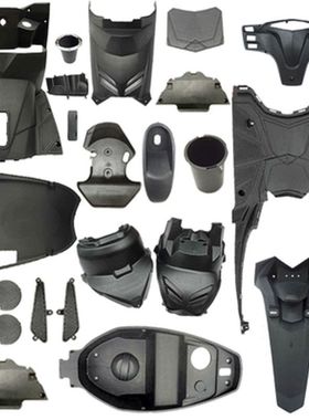 电摩战速车壳鬼火三代外壳全 烤漆件黑胶件 灯具 奥龙瑞雀