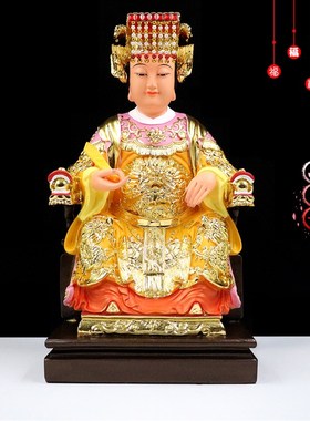 树脂像 西王母神像 王母娘娘十二老母像家用工艺品桌面摆件