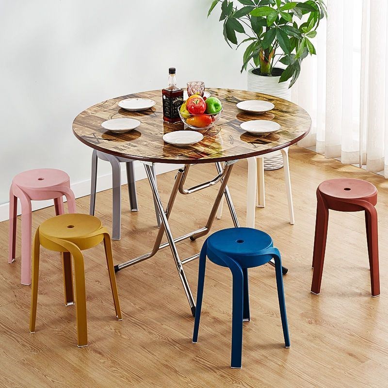 折叠方圆桌餐桌客厅家用圆桌小户型方桌人人桌子多功能饭桌