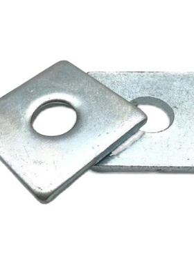加大镀锌方垫片加厚带孔铁板四方垫片镀锌铁垫片80246