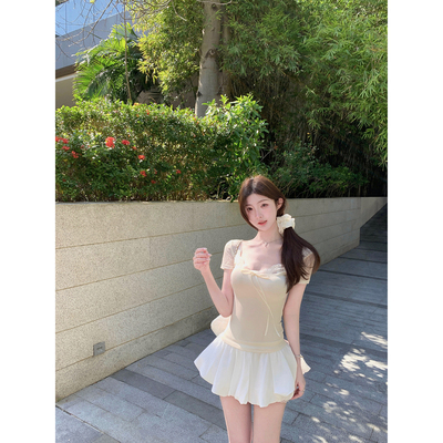 jijilulu积极璐 娇嗲小调 修身显瘦t恤蕾丝花边亲肤透气弹力收腰