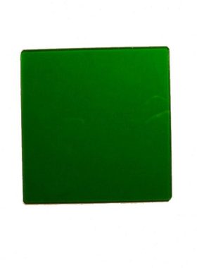 LB1 绿色滤光镜 光学玻璃 绿色玻璃 95*83*2mm