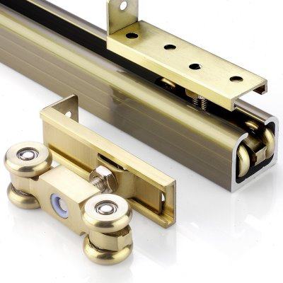 吊轮移门推拉门吊滑轮轨道厨房卫生间木门吊轨上滑轨配件金属吊轮