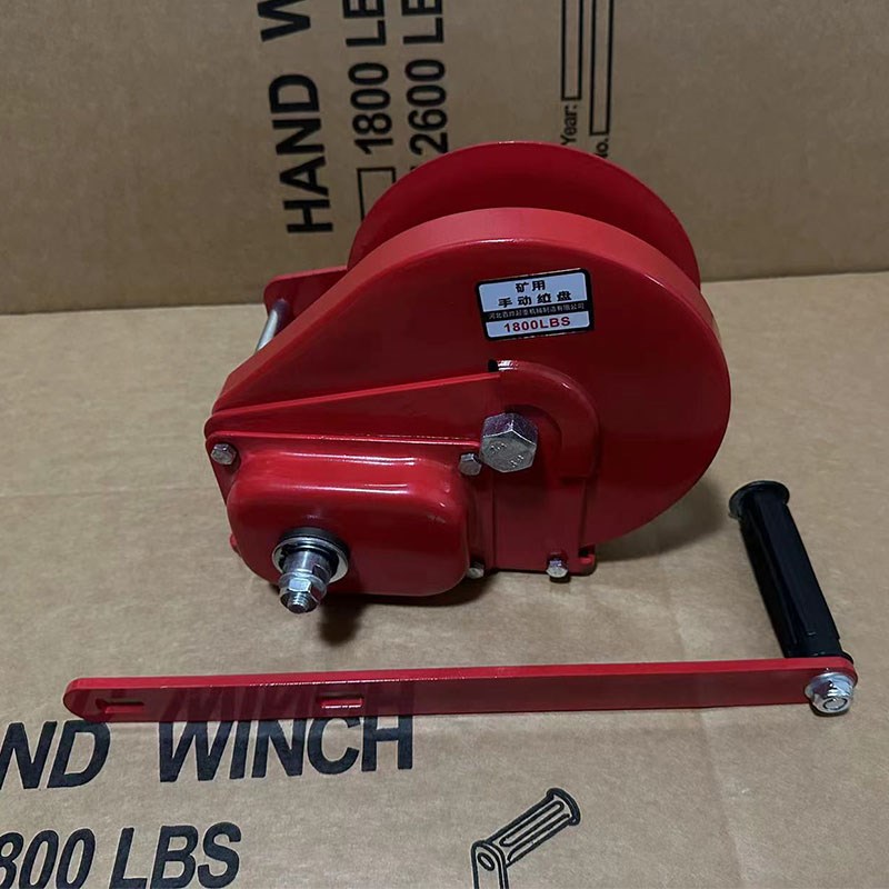 矿用手摇绞盘煤矿专用手摇绞盘重型手摇绞盘1J800LBS25米自锁手摇