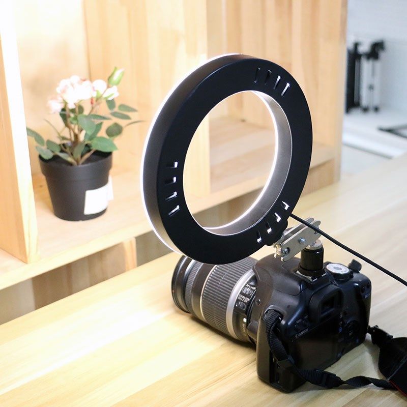 微距热靴补光灯单反微单外拍摄影常亮led环形婚庆录像