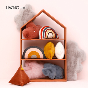 LIING 异形绣花抱枕椅子靠枕靠垫腰靠背in少女心爱 inc.