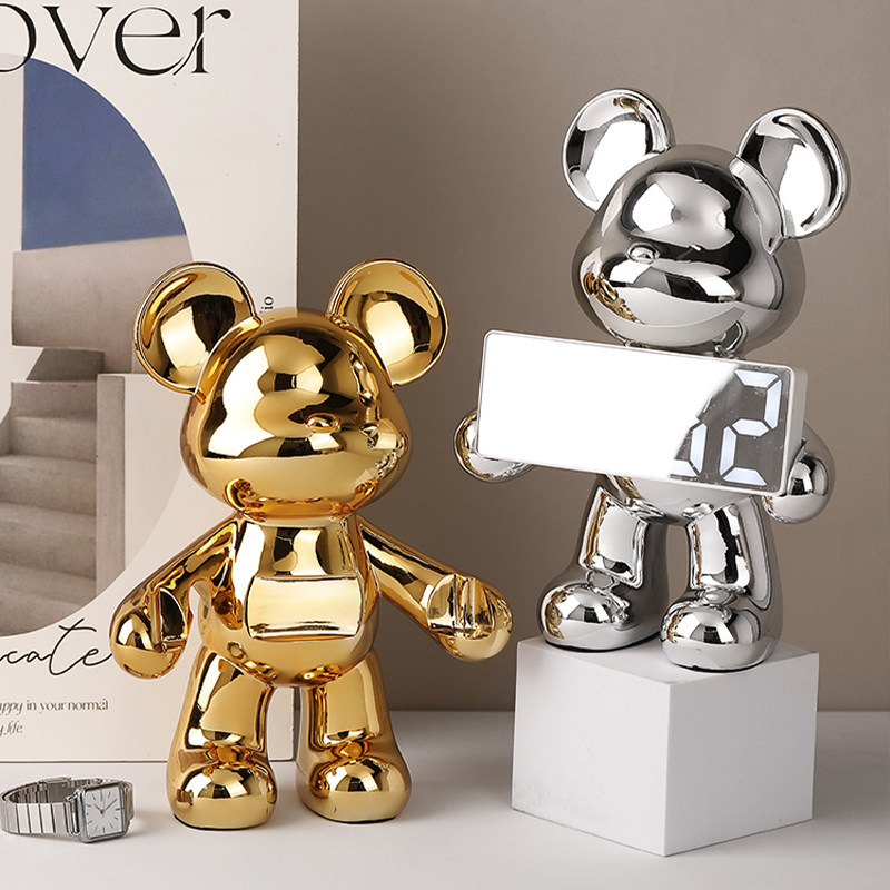 暴力熊创意存钱罐电镀公仔现代客厅酒柜电视柜桌面卡通装饰品,家居饰品,装饰摆件,淘宝优惠券,粉丝福利购,淘宝优惠卷
