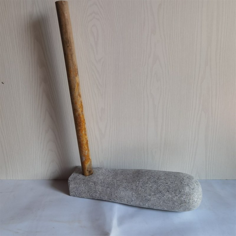 花岗岩石臼 特大号糍粑石窝工具压蒜器家用对窝打年糕材料 研磨器