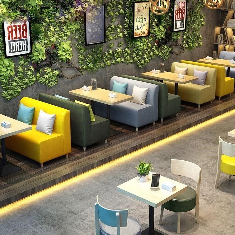 奶茶店桌椅小吃店烧烤火锅店靠墙卡座沙发定制咖啡厅酒吧,住宅家具,岩板餐桌,淘宝优惠券,粉丝福利购,淘宝优惠卷