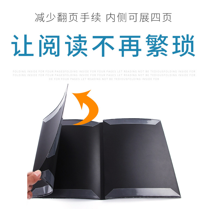 谱夹子乐谱夹钢琴琴谱夹学生黑色音乐曲谱本便携式展式