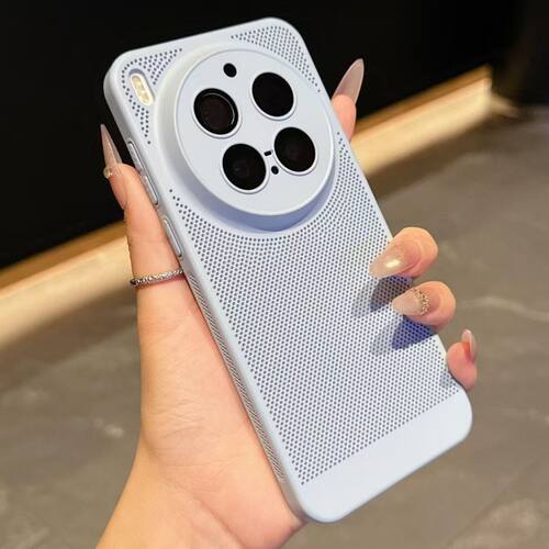 适用VIVO X300手机壳新款X300Pro超薄网孔vivoX300S散热全包X300Ultra防摔镜头膜X300磨砂男女VIVO高级感硬壳