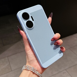 适用红米Turbo4Pro手机壳新品Turbo4Pro超薄散热网孔RedmiTurbo4Pro全包防摔镜头膜磨砂男女5G高级感时尚硬壳
