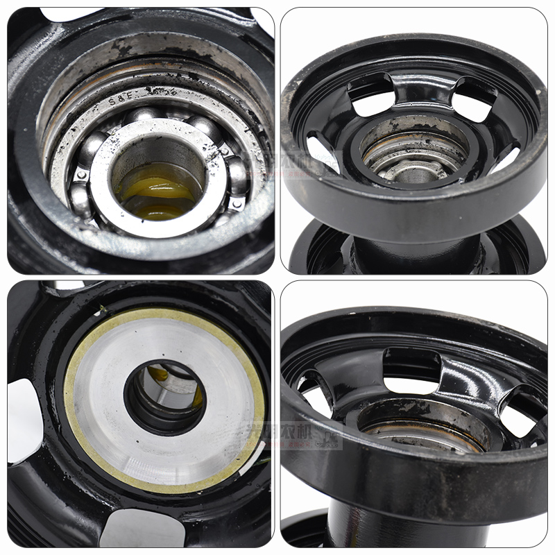 久保田758 988 1008收割机配件改装加大306支重轮总成888载重轮