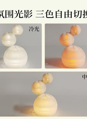十八纸装饰落地灯客厅沙发边氛围灯饰卧室床头灯发光创意家居