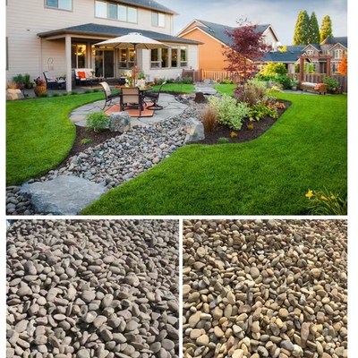 四川天然河卵石变电站用鹅卵石鹅卵石滤料河滩石园林绿化用河卵石