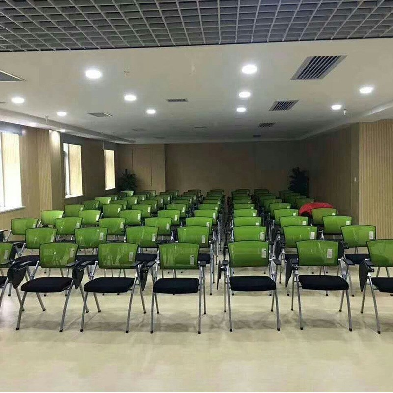 培训椅带桌板会议室折叠椅子带写字板学生桌椅一体折叠办公会议椅