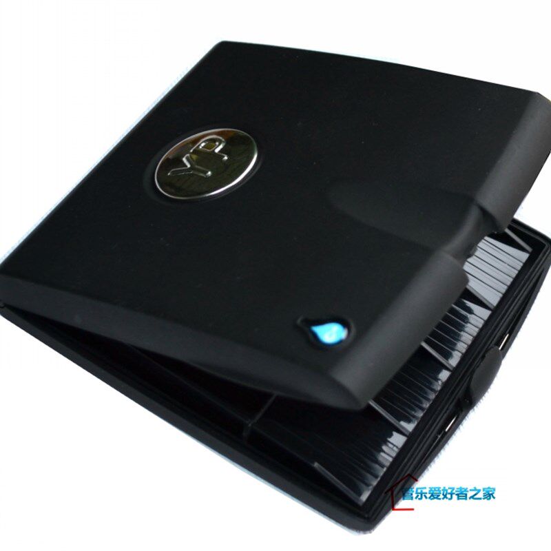 YD萨克斯单簧管黑管哨片盒带保湿剂 黑色可装8片哨片盒子