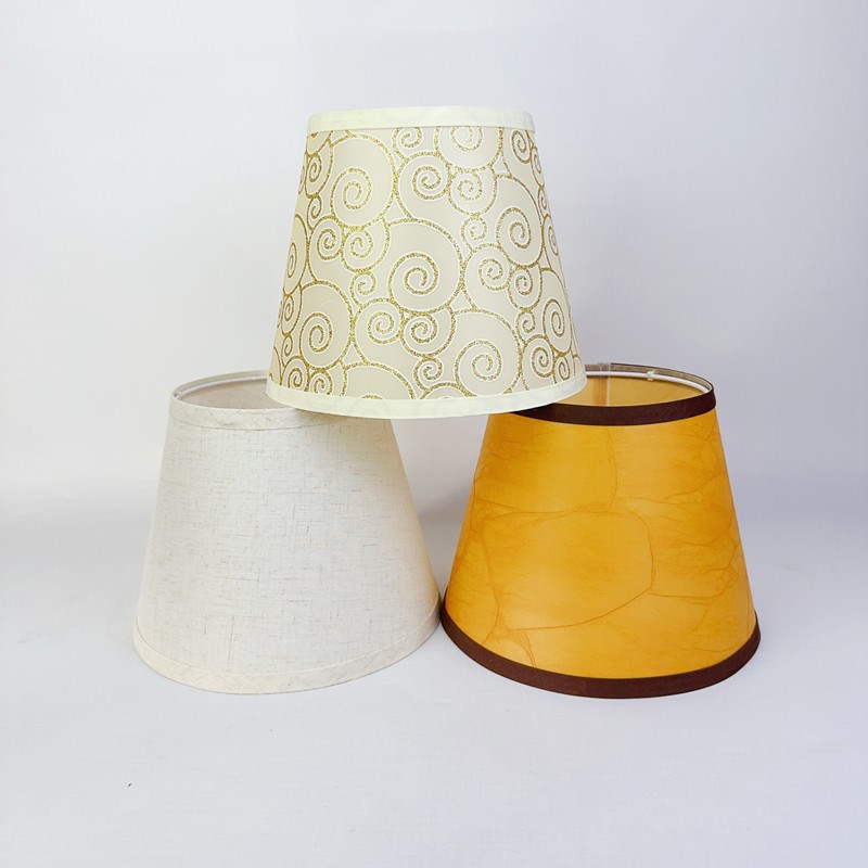 仿羊皮纸灯罩PC台灯壁灯落地灯罩可拆卸式灯罩E27DIY创意灯伞