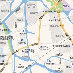 222新款 饰画定制 嘉兴市地图贴图办公室挂图高防水墙壁贴超大装