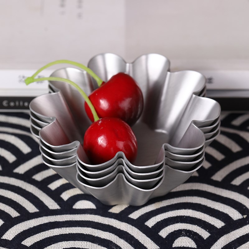 奇洋福烘焙器具SN6226小花型蛋糕模阳极布丁模不沾蛋挞模烘焙模具