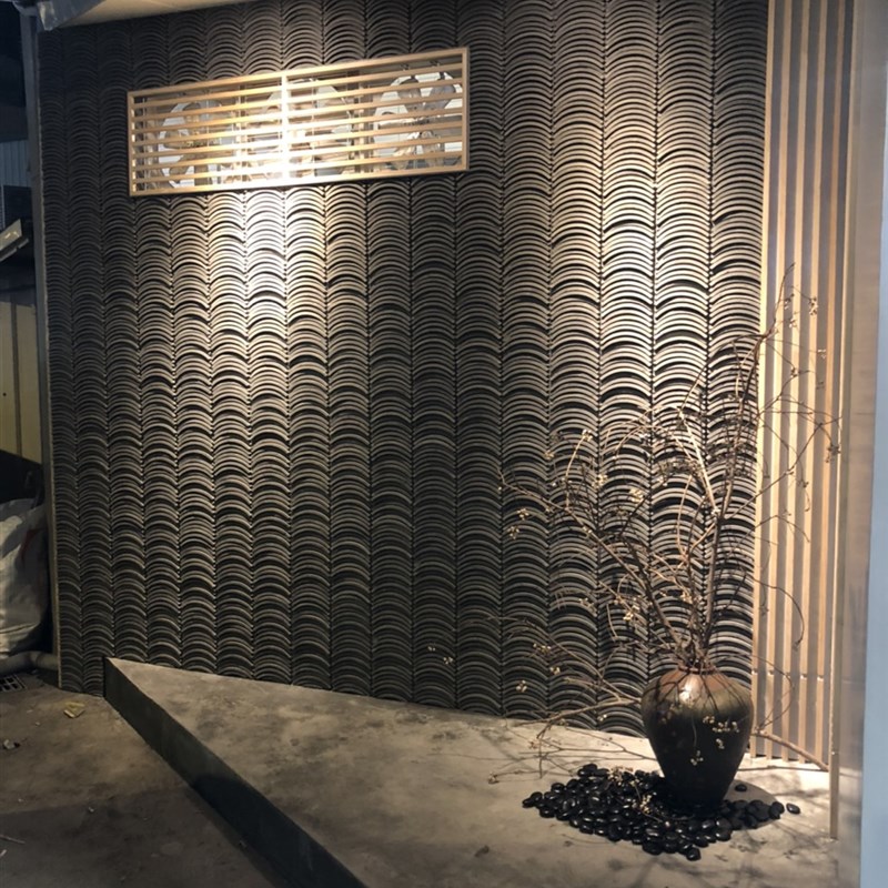 PU仿古瓦片石皮聚氨酯轻质文化石室内外墙皮仿真瓦板复古背景墙砖