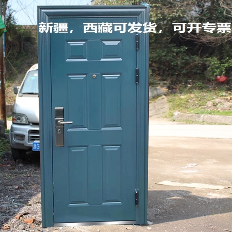 学校门教室气窗家用灰门母家用房门通风门门车库蓝色定制开